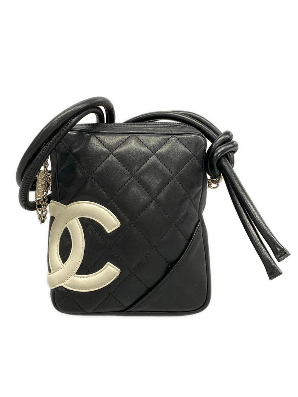 Chanel Cambon Line Black White Lambskin #363147C21B